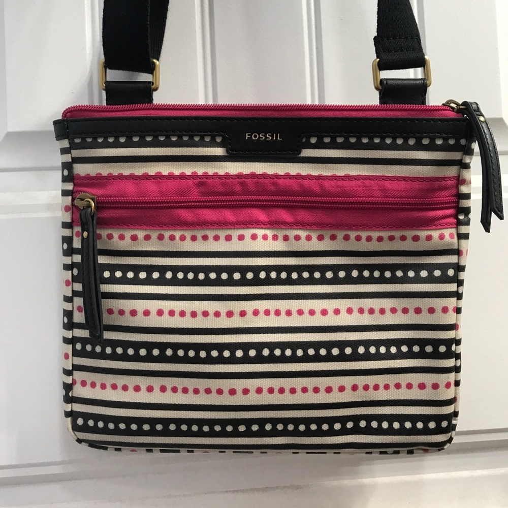 Fossil Eliza Crossbody Polkadot Bag